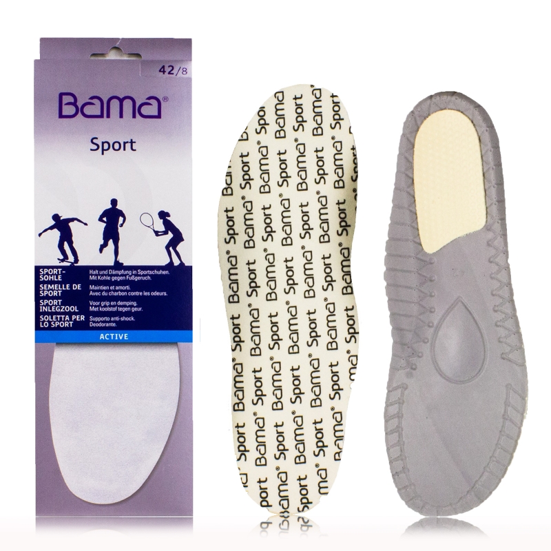 Soletta plantare per lo sport, lavabile, mis. 39 