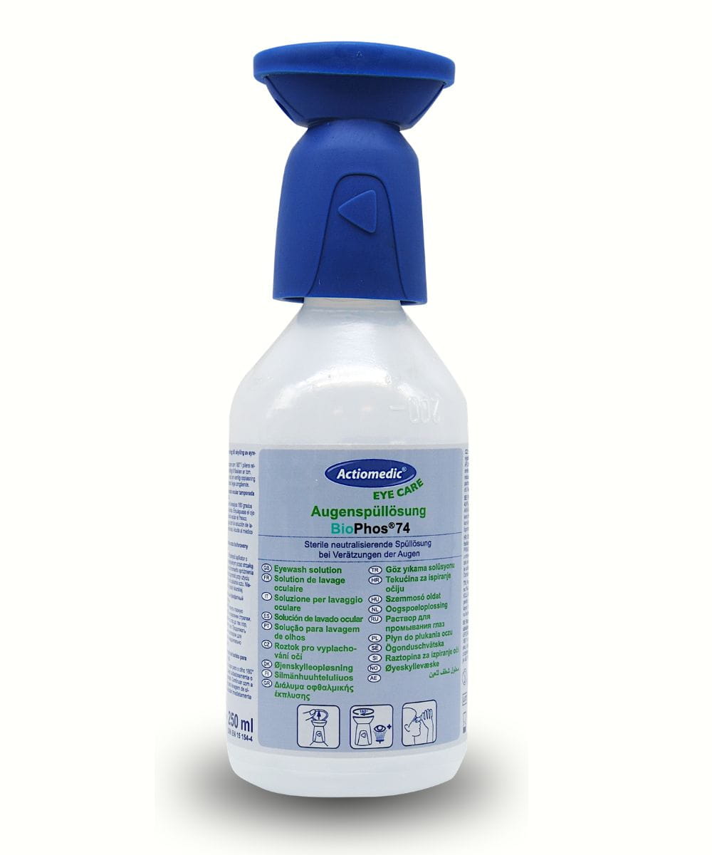  Soluzione lavaggio oculare pH neutro PVS 250 ml con coppa oculare