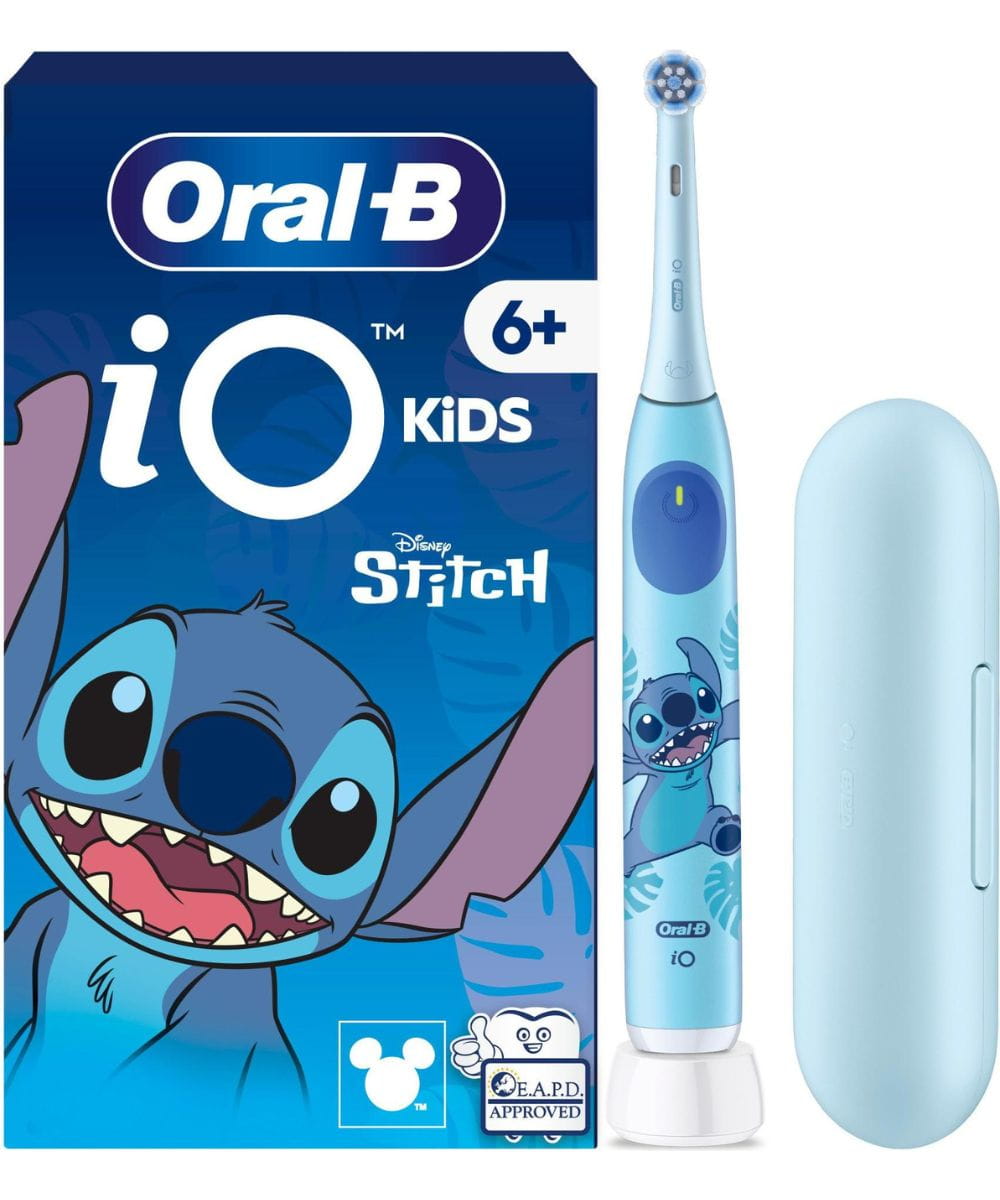 Spazzolino elettr. oral b io2 kids stitch +custodia+testina 6+ 