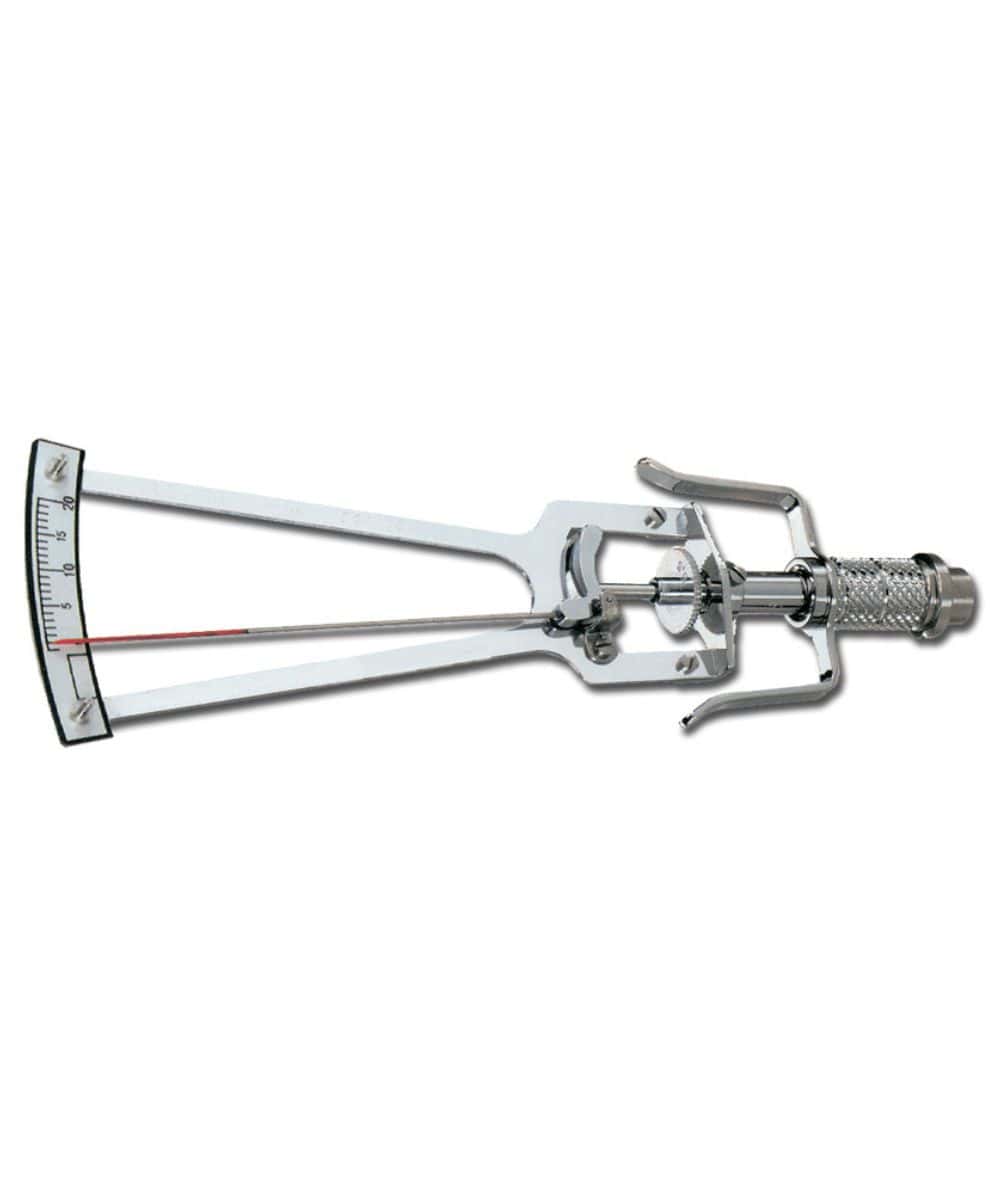 Tonometro di schiotz strum.per la misur.pressione occhio