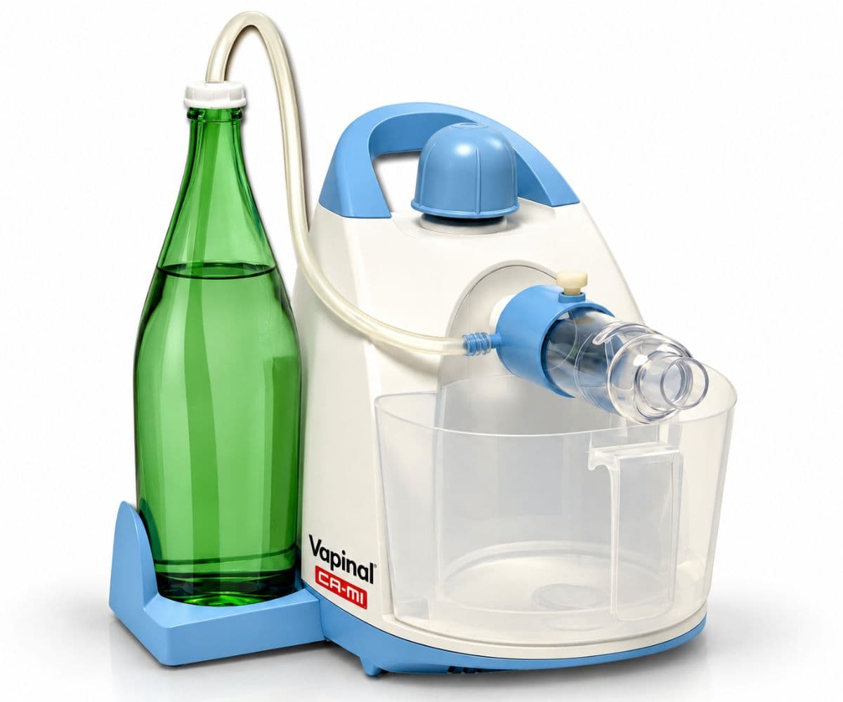 Spruzzatore in acciaio inox e ampolla con getto di vapore orientabile del New Vapinal