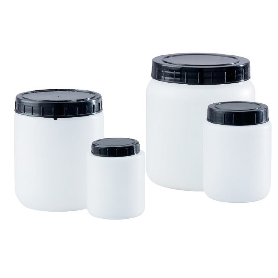 Vasi cilindrici in polietilene alta densità (HDPE) con tappo a vite su MedicalMarket.it.