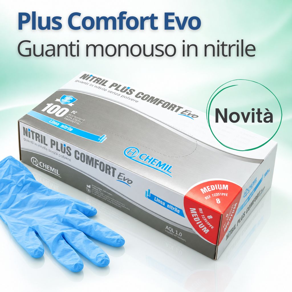 Guanti in nitrile Chemil slide home